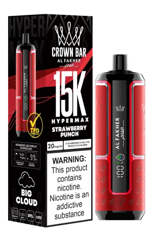 Crown Bar 15K Hypermax - Strawberry Punch